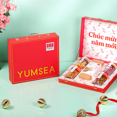 Set quà tết Yumsea 2024 - Tohu 24, 5 món, set, mẫu vali, Yumsea