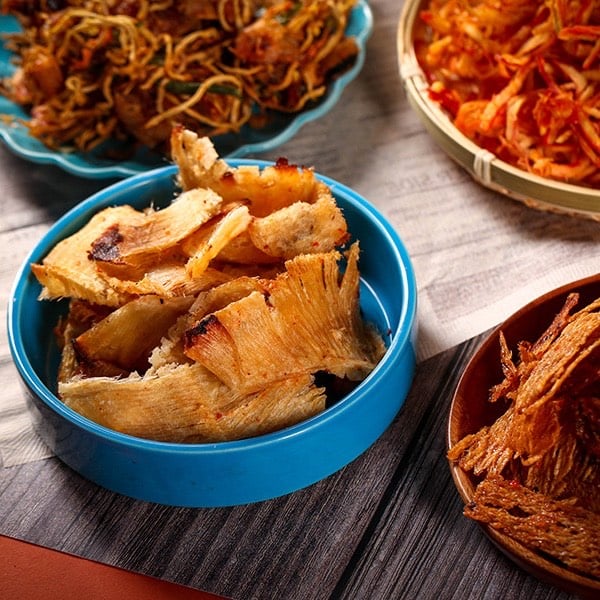 Vi cá đuối ăn liền, 140g, bịch, mẫu kraft 1 mặt trong, Yumsea