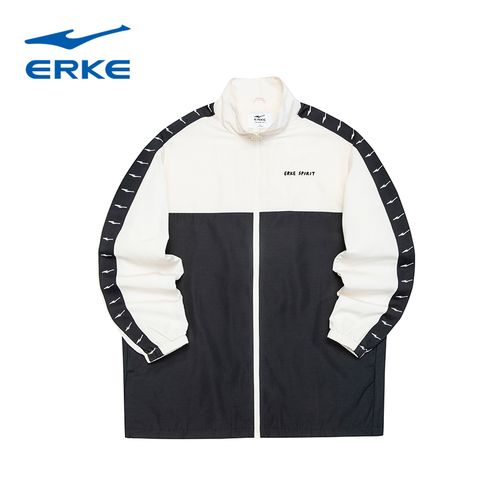  Áo khoác gió nữ ERKE 12222301169-001 cao cấp, cản gió, cản bụi, chống thấm, áo khoác, áo thể thao 