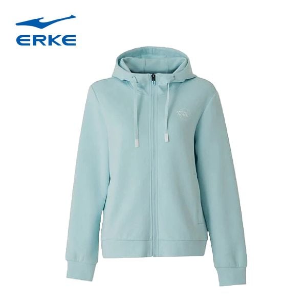  Áo khoác hoodie nữ có zip ERKE 12223302236-603 