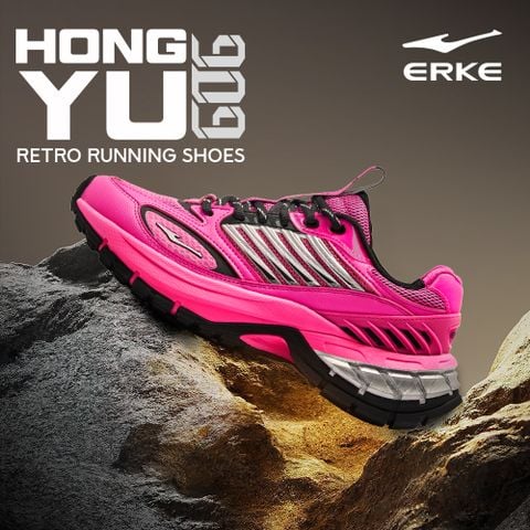  [NHẬP MÃ ERKEHONGYU12] Giày Thể Thao Thời Trang Nữ ERKE HONG YU - THIÊN VŨ 909 Kiểu Dáng Trẻ Trung Năng Động 52124102327 