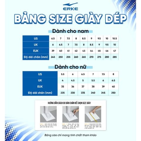  Giày thể thao chạy bộ nam Jing Chen 303 ERKE 11124203133 