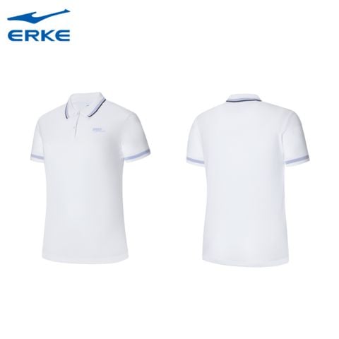  Áo polo thể thao nữ ERKE chất liệu cao cấp thoáng mát 12224203056 