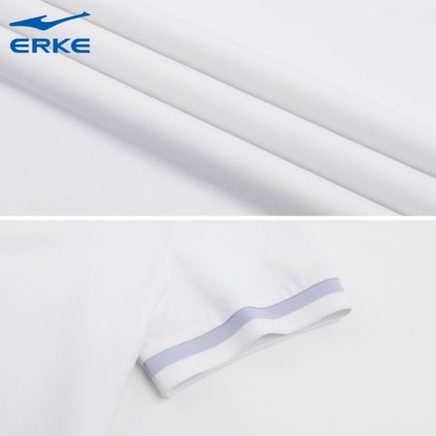  Áo polo thể thao nữ ERKE chất liệu cao cấp thoáng mát 12224203056 