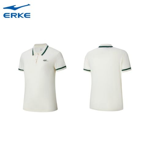  Áo polo thể thao nữ ERKE chất liệu cao cấp thoáng mát 12224203056 