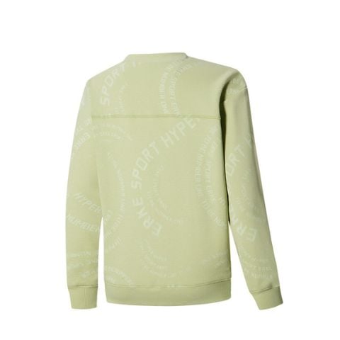  Áo Sweater Nữ ERKE, Áo thể thao dài tay nữ chất liệu cao cấp 12224102046 