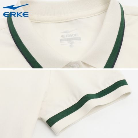  Áo polo thể thao nữ ERKE chất liệu cao cấp thoáng mát 12224203056 