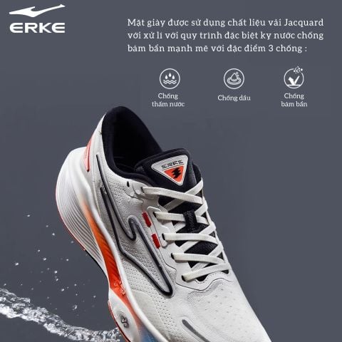  RUNNING SHOES Giày chạy bộ nữ ERKE ALPHA FLEX 5.0 12124103174-006 