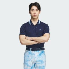 Áo Polo golf adidas Monogram Play Green Aeroready Nam - IN9048
