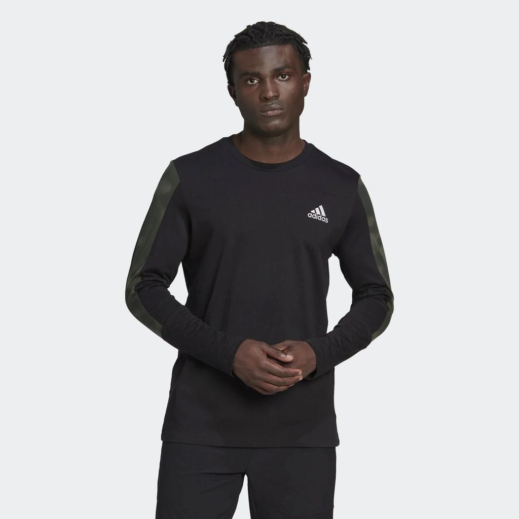 Áo thể thao CAMO LS T adidas nam HL6897