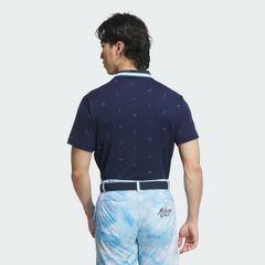 Áo Polo golf adidas Monogram Play Green Aeroready Nam - IN9048