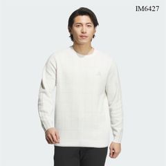 Áo Len Cổ Tròn 3 Sọc White - IM6427