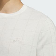 Áo Len Cổ Tròn 3 Sọc White - IM6427