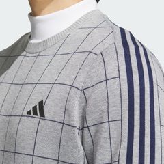 Áo Len Cổ Tròn 3 Sọc Grey - IM6425