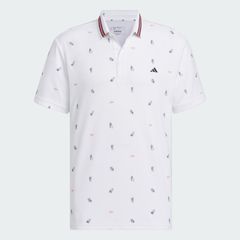 Áo Polo golf adidas Monogram Play Green Aeroready Nam - IN9047
