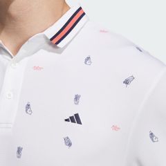 Áo Polo golf adidas Monogram Play Green Aeroready Nam - IN9047