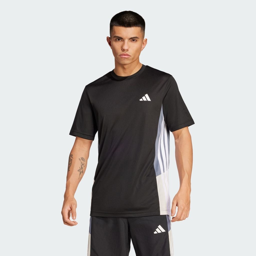 Áo thun adidas Train Essentials Seasonal Colorblock - JI8397