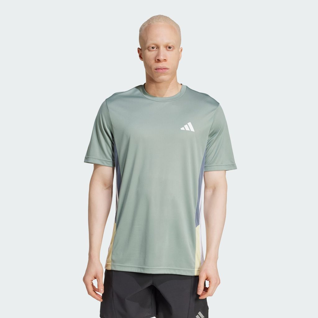 Áo thun adidas Train Essentials Seasonal Colorblock - JI8398