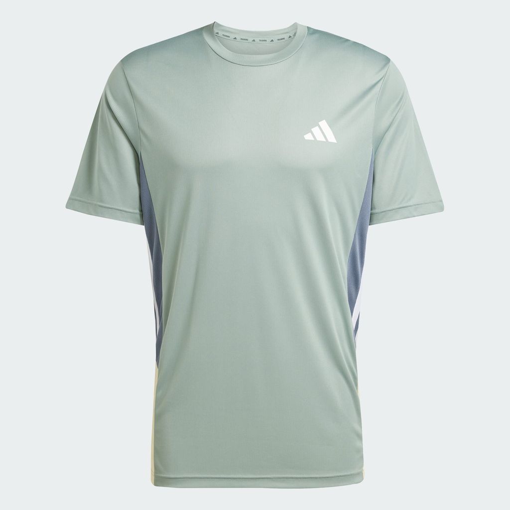 Áo thun adidas Train Essentials Seasonal Colorblock - JI8398