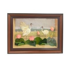 Tranh sen nghệ thuật 3D 40x60cm