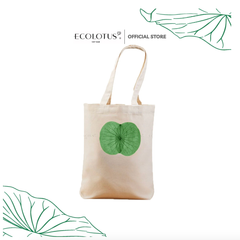 Túi canvas lá sen Ecolotus - Xanh Lá