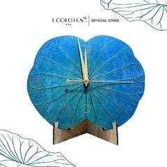 Đồng hồ lá sen Ecolotus - Xanh dương