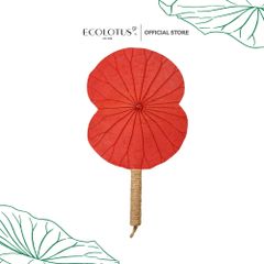 Quạt lá sen dọc Ecolotus - Đỏ