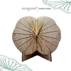 Đồng hồ lá sen Ecolotus - Mộc