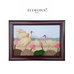 Tranh 2D Sếu 20x30 cm