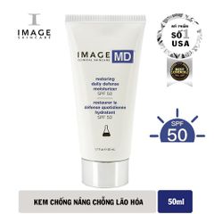 KEM CHỐNG NẮNG IMAGE MD SPF 50 RESTORING DAILY DEFENSE MOISTURIZER TRẺ HÓA DA, NGỪA LÃO HÓA