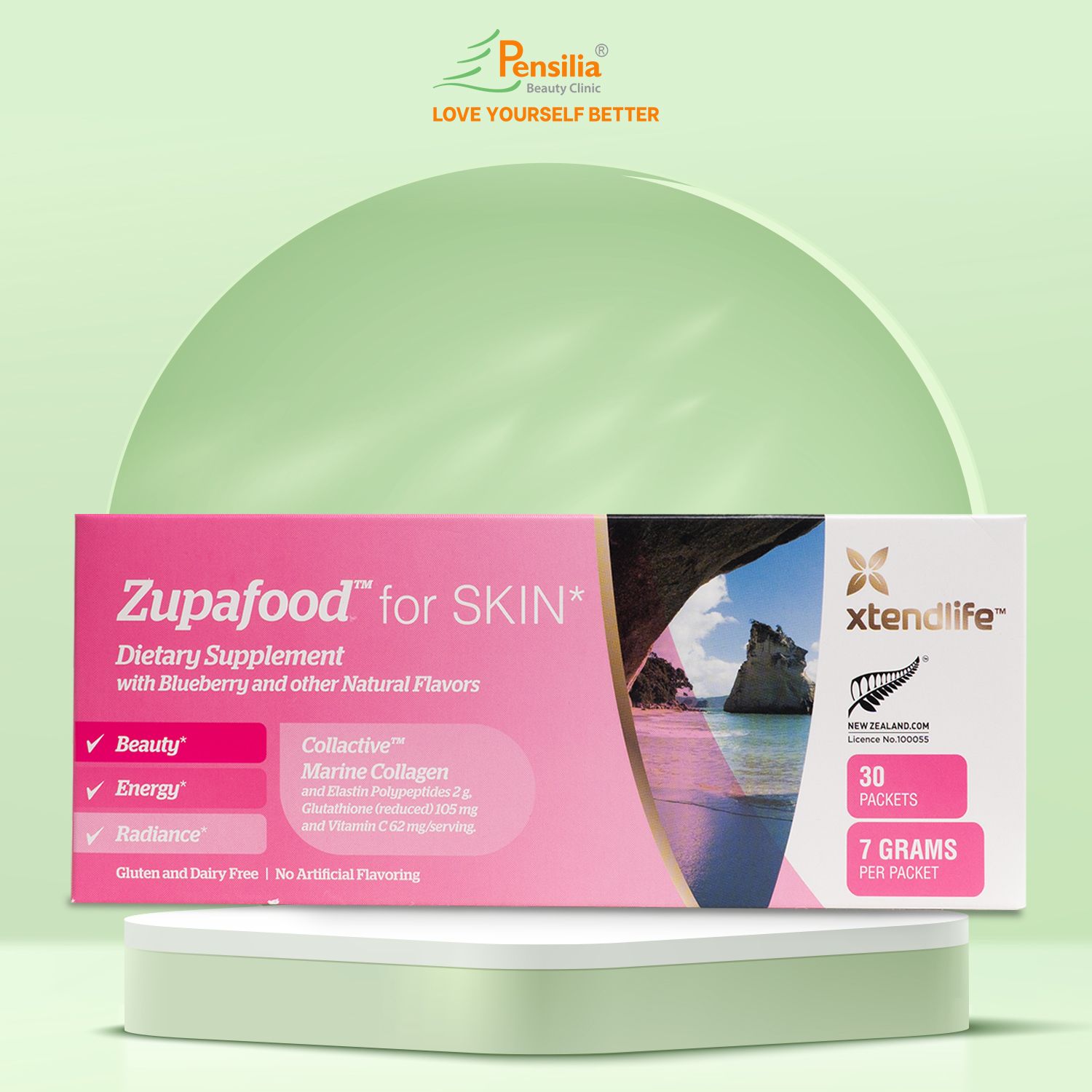  Siêu dinh dưỡng đẹp da Zupafood for SKIN – Xtend Life (30 gói) 