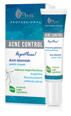 Kem Kiểm Soát Mụn, Giảm Bóng Nhờn, Dưỡng Ẩm Ava Acne Control Anti Blemish Point Cream 15ml