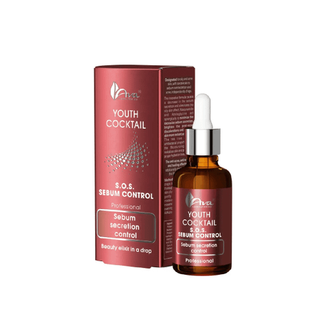 Serum Giảm Bóng Nhờn Giảm Vết Thâm Ava Youth Cocktails S.O.S Sebum Control 30ml