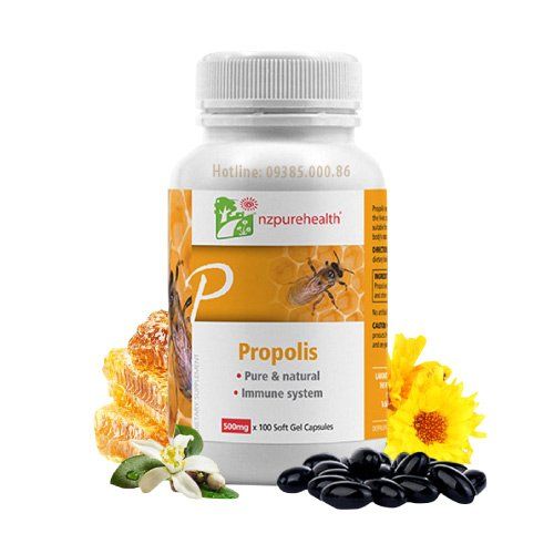 Viên uống keo ong tăng đề kháng Propolis 100 viên 
