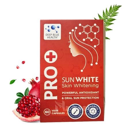 Viên uống chống nắng, trắng da Deep Blue Health Pro SunWhite Skin Whitening 60 Viên