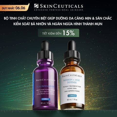 COMBO GIỚI HẠN 1 - 1 BLEMISH AGE DEFENSE 30ML + 1 HA INTENSIFIER 30 ML (TIẾT KIỆM 15%)