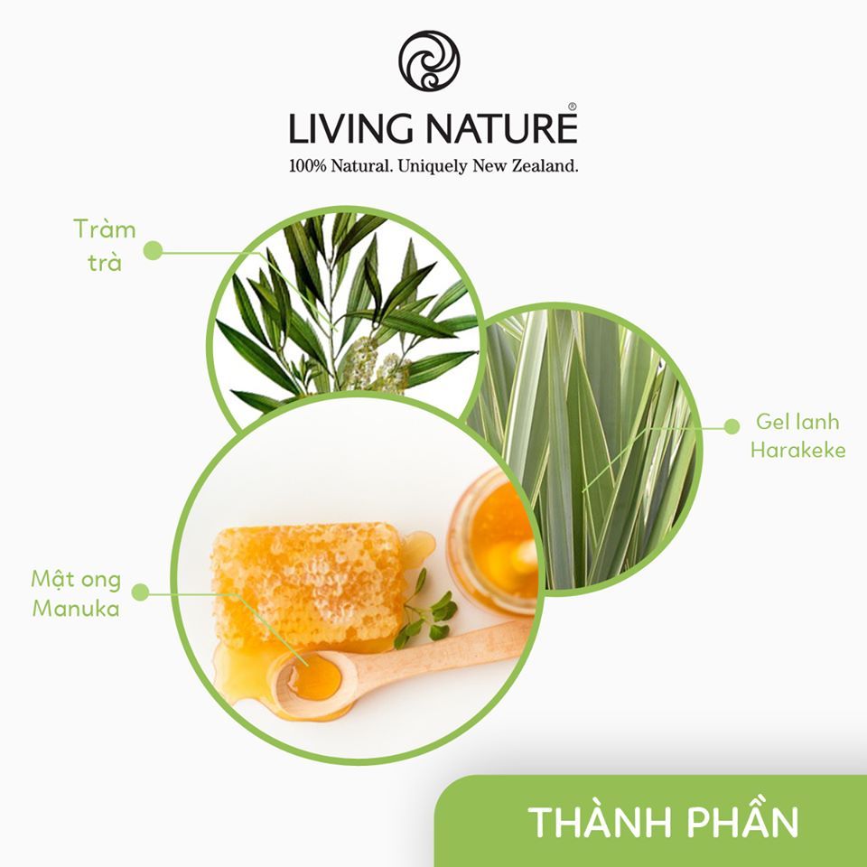  GEL TRỊ MỤN LIVING NATURE MANUKA HONEY GEL 