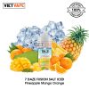 7 Daze Fusion Iced Pineapple Mango Orange Salt Nic 30mlTinh Dầu Vape Mĩ Chính Hãng