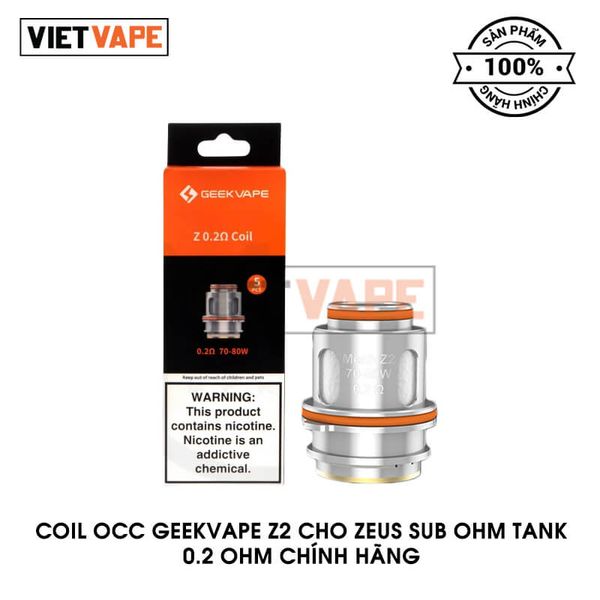 Coil Occ Geekvape Z2 Cho Zeus Sub Ohm Tank Chính Hãng