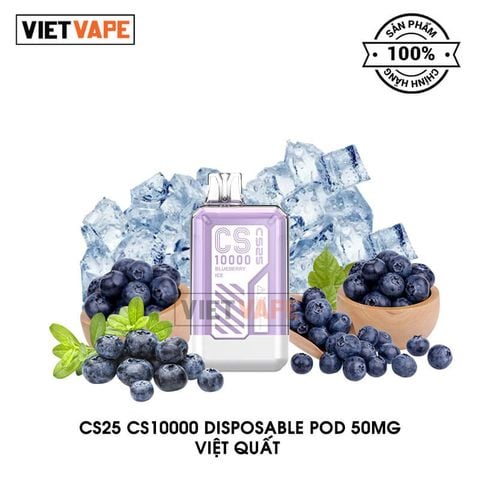 Pod 1 Lần CS25 CS10000, Pod Giá Rẻ 10000 Hơi 50MG Chính Hãng