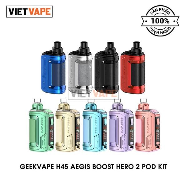 GeekVape H45 Aegis Boost Hero 2 Pod Kit Chính Hãng