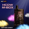HCOW M Box Cotton Candy 6000 Hơi Sạc Lại Pod Dùng 1 Lần Chính Hãng