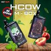 HCOW M Box Double Apple 6000 Hơi Sạc Lại Pod Dùng 1 Lần Chính Hãng