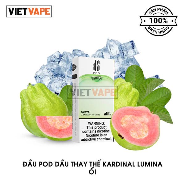 Đầu Pod Dầu Thay Thế Kardinal Lumina Ổi Chính Hãng