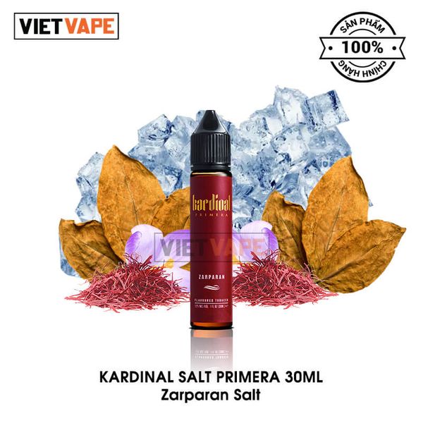 Kardinal Primera Series Zarparan 30ml Tinh Dầu Vape Malaysia Chính Hãng