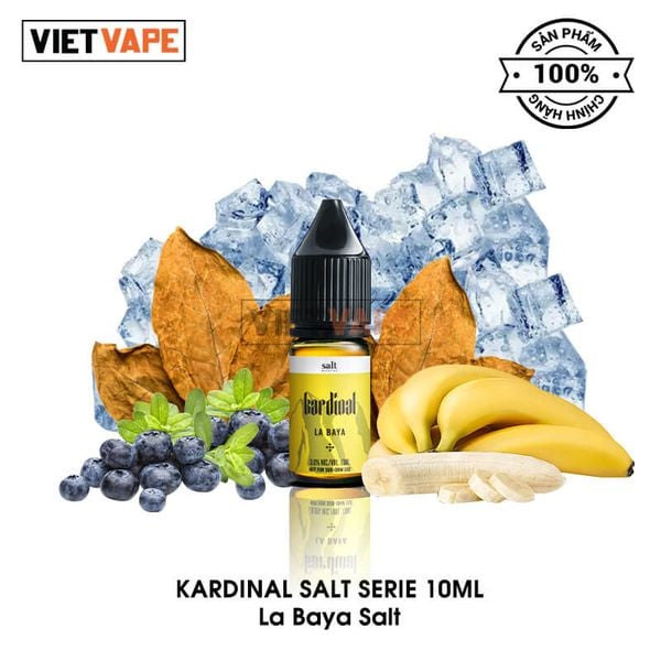 Kardinal Salt Series La Baya 10ml Tinh Dầu Vape Malaysia Chính Hãng