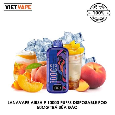 Pod 1 Lần LANAVAPE Airship 10.000 Hơi 50MG, Pod Giá Rẻ Và Chính Hãng