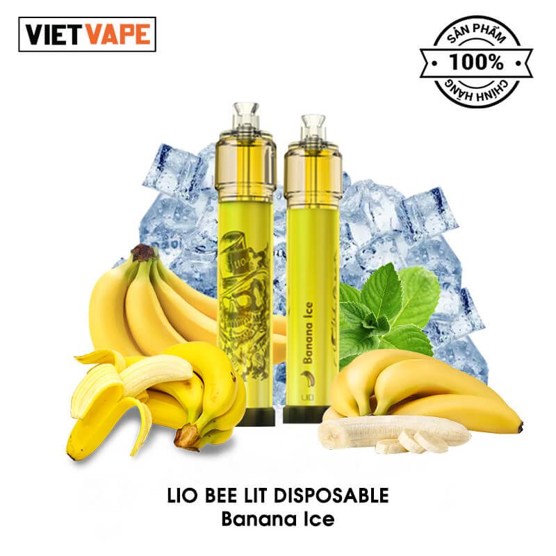 Bán Lio Bee Lit Banana Ice Disposable Pod Việt Vape Shop
