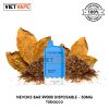 Nevoks Bar R9000 Tobacco 9000 Hơi Sạc Lại Pod Dùng 1 Lần Chính Hãng