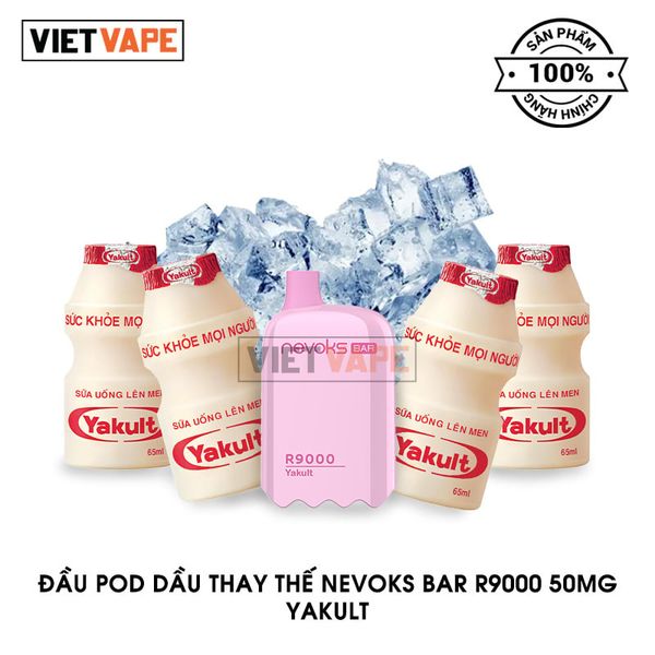 Đầu Pod Dầu Thay Thế Nevoks Bar R9000 Yakult Chính Hãng